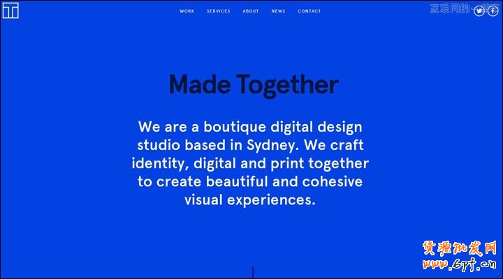 酷站欣賞：18例簡約的網(wǎng)頁設(shè)計案例賞析,互聯(lián)網(wǎng)的一些事