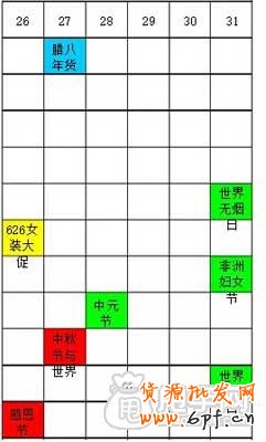 一年的節假日營銷活動計劃